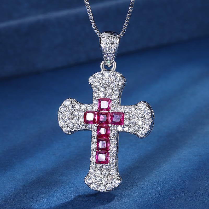 Creative Fashion Cross Pendant Necklace, Gift for All Occasions